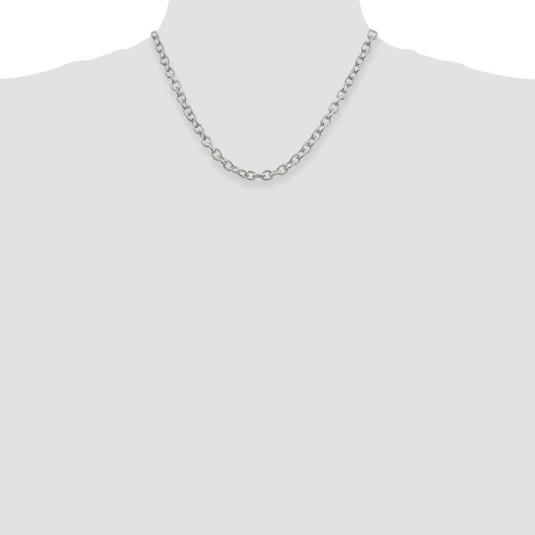Sterling Silver 6.25mm Rolo Necklaces, 18