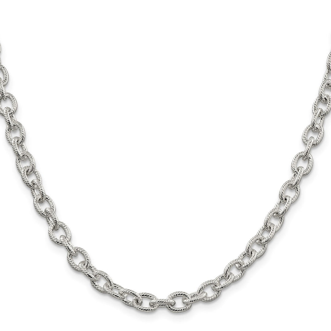 Sterling Silver 6.25mm Rolo Necklaces, 18