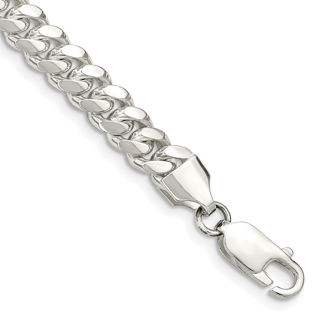 Sterling Silver 6.4mm Curb Bracelets, 7"