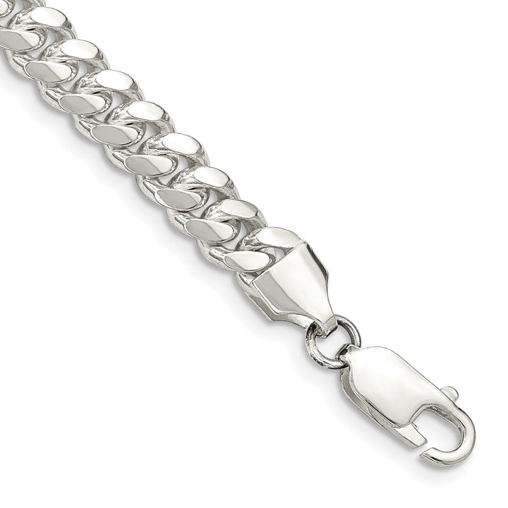 Sterling Silver 6.4mm Curb Bracelets, 7" - Bracelet - Design Jewellers Edmonton