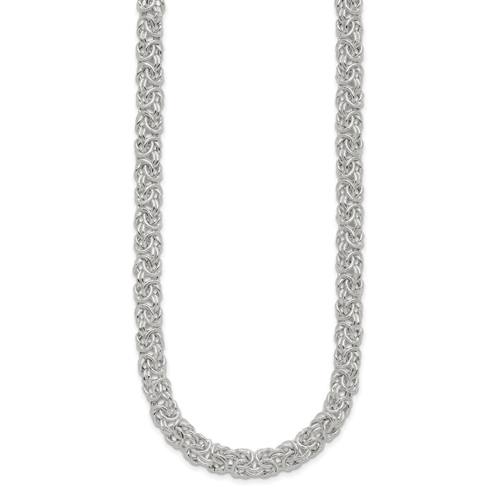Sterling Silver 6.5mm Byzantine Necklace, 20" - Necklace - Design Jewellers Edmonton