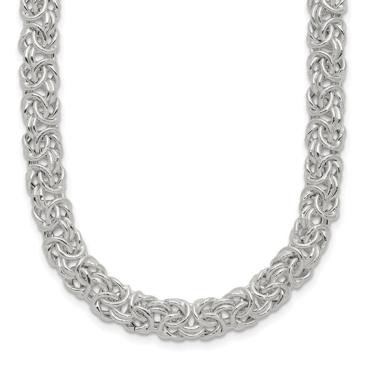 Sterling Silver 6.5mm Byzantine Necklace, 20" - Necklace - Design Jewellers Edmonton