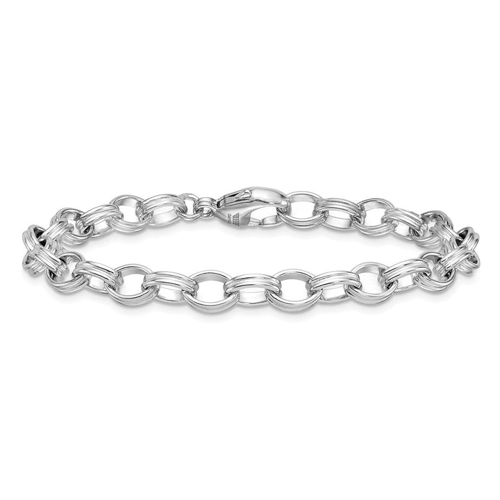 Sterling Silver 6.5mm Link, Other Bracelet, 7.5" - Bracelet - Design Jewellers Edmonton