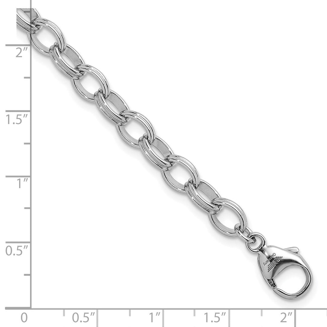 Sterling Silver 6.5mm Link, Other Bracelet, 7.5
