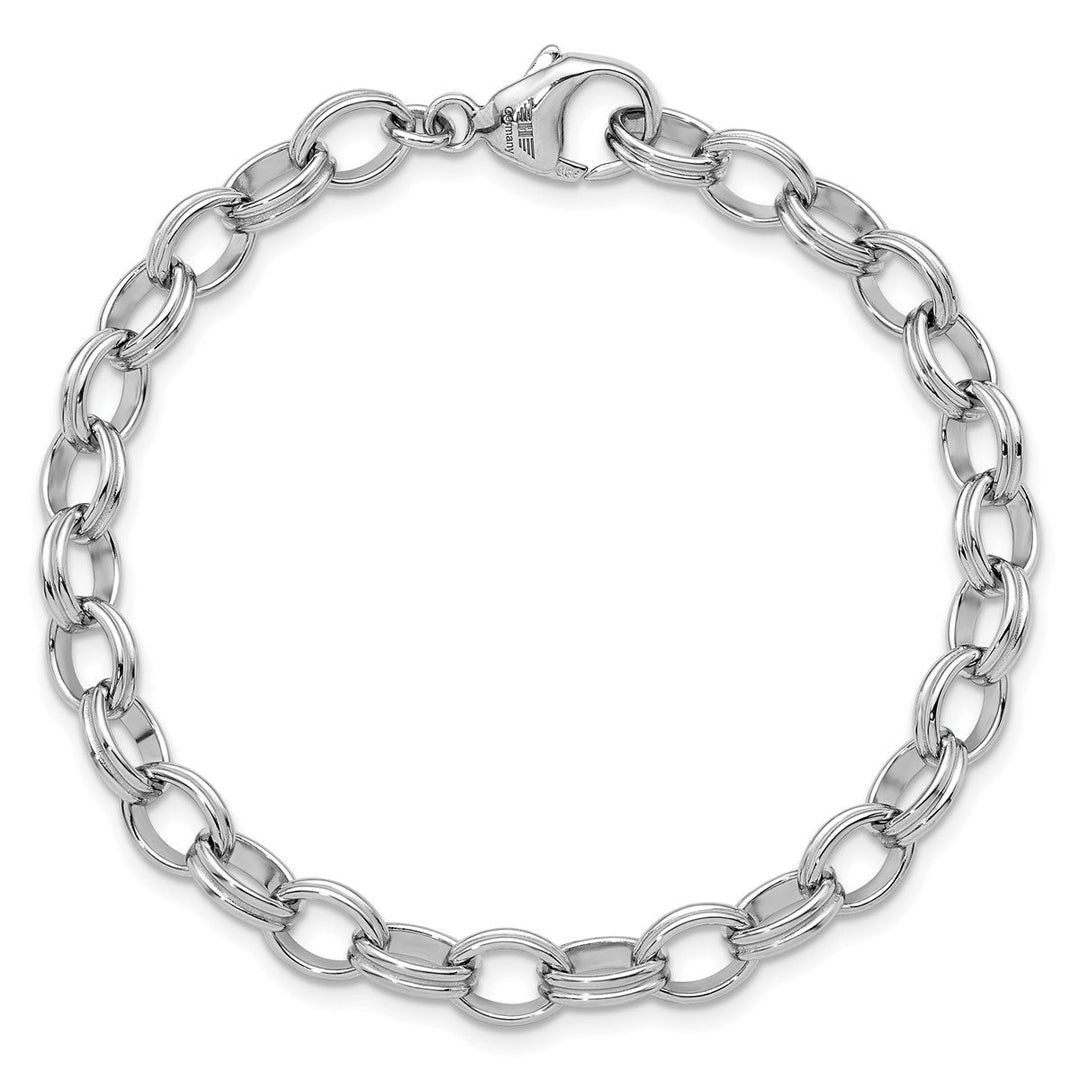 Sterling Silver 6.5mm Link, Other Bracelet, 7.5