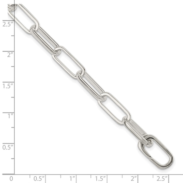 Sterling Silver 6.62mm Open Link Bracelet, 7.75" - Bracelet - Design Jewellers Edmonton
