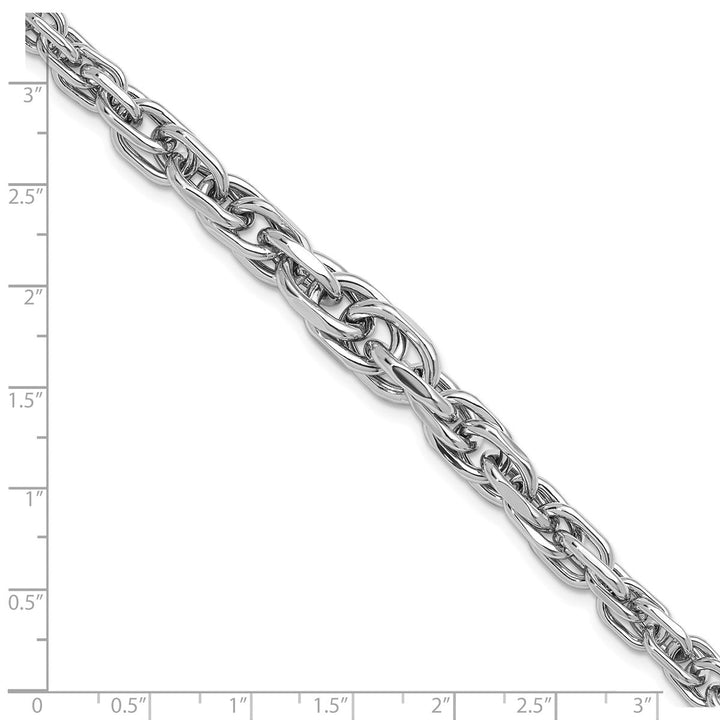 Sterling Silver 6.9 to 10.15 mm (range) Link, Other Bracelet, 7.5" - Bracelet - Design Jewellers Edmonton