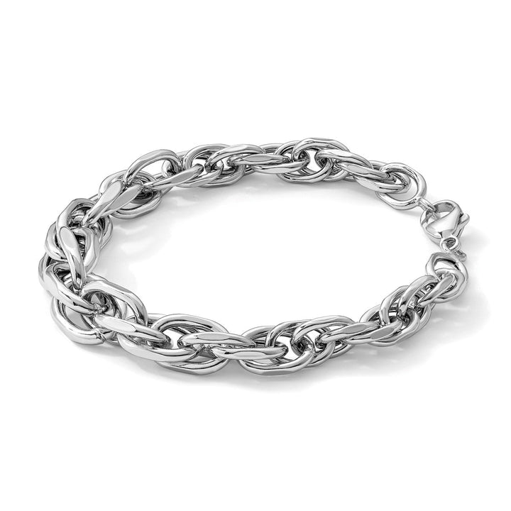 Sterling Silver 6.9 to 10.15 mm (range) Link, Other Bracelet, 7.5" - Bracelet - Design Jewellers Edmonton
