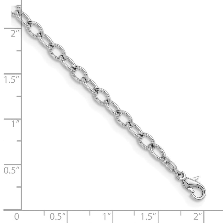 Sterling Silver 6mm Open Link Chain, 18" - Chain - Design Jewellers Edmonton