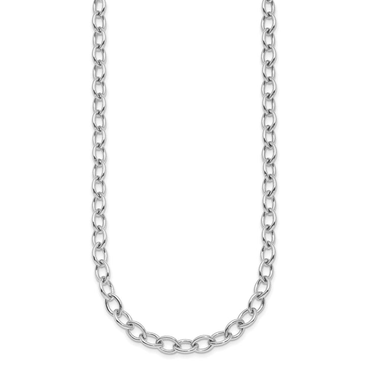 Sterling Silver 6mm Open Link Chain, 18" - Chain - Design Jewellers Edmonton