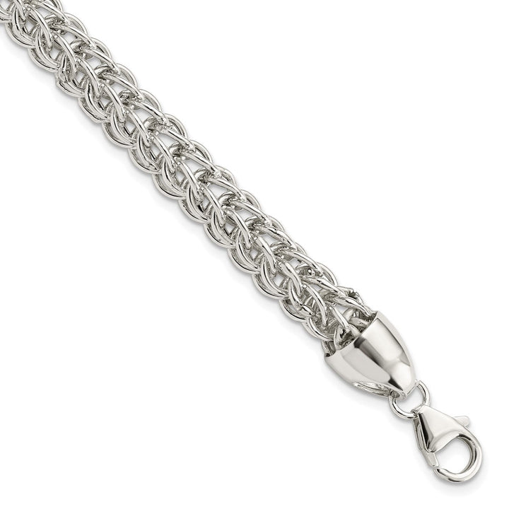 Sterling Silver 7.24mm Open Link Bracelet, 7.5" - Bracelet - Design Jewellers Edmonton