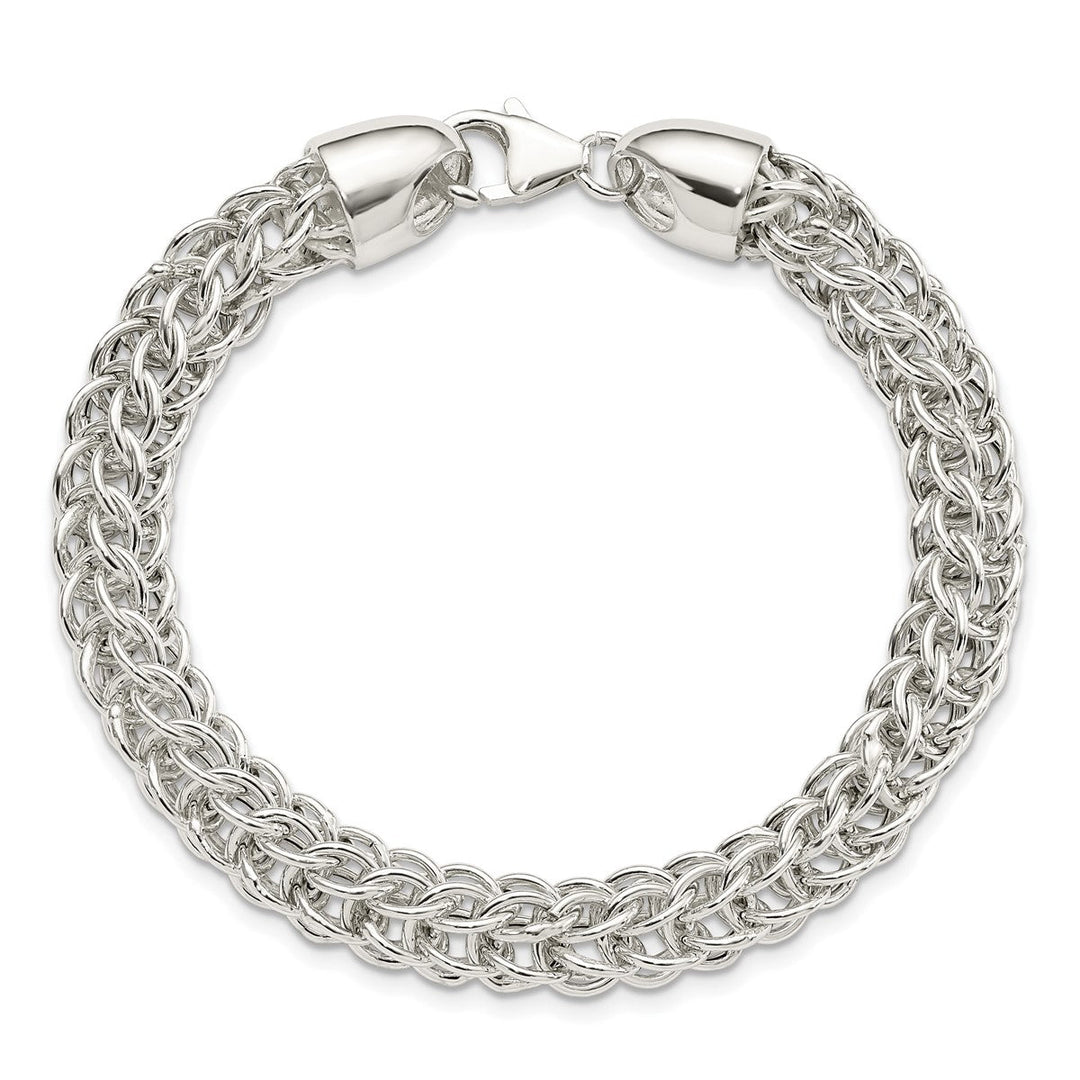 Sterling Silver 7.24mm Open Link Bracelet, 7.5