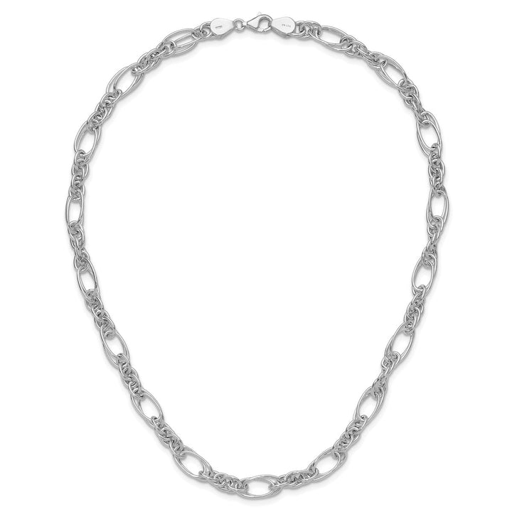 Sterling Silver 7.5mm Fancy Necklace, 18" - Necklace - Design Jewellers Edmonton