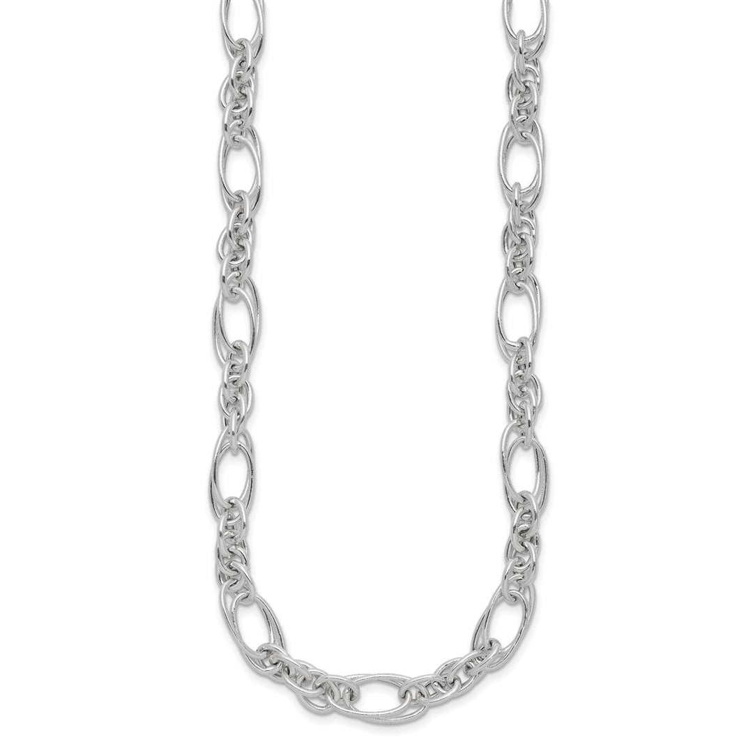 Sterling Silver 7.5mm Fancy Necklace, 18
