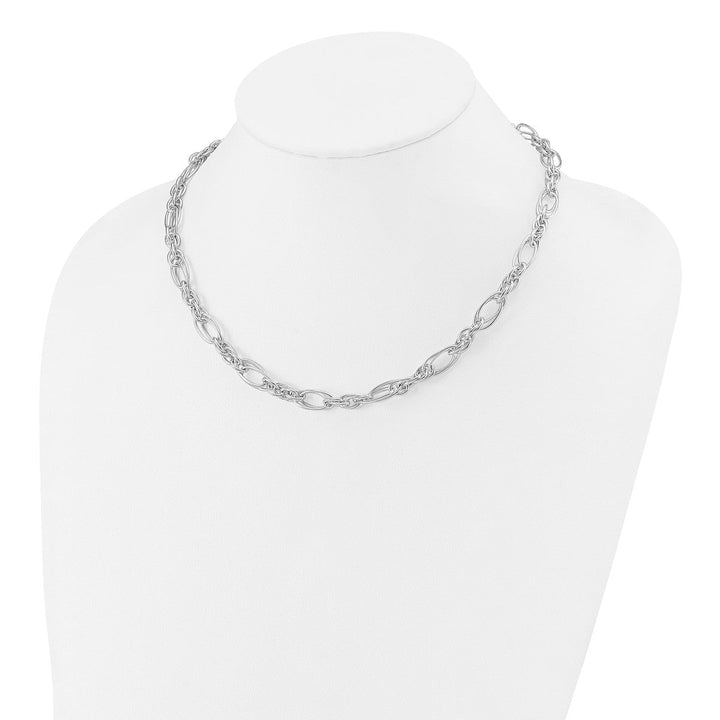 Sterling Silver 7.5mm Fancy Necklace, 18" - Necklace - Design Jewellers Edmonton