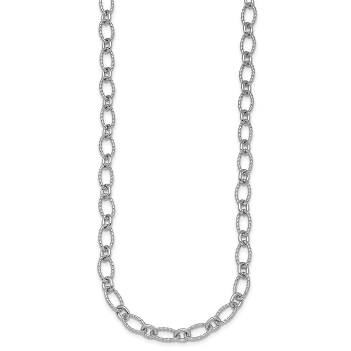 Sterling Silver 7.5mm Open Link Chain, 18" - Chain - Design Jewellers Edmonton