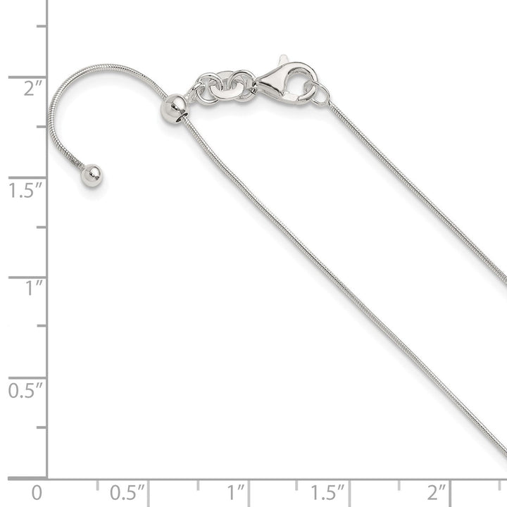 Sterling Silver 75mm Snake Necklace, 24" - Necklace - Design Jewellers Edmonton