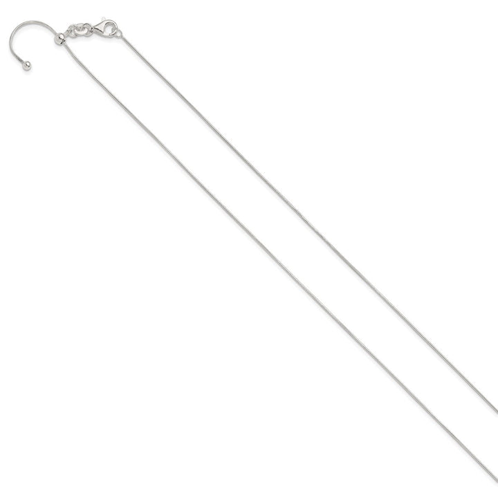 Sterling Silver 75mm Snake Necklace, 24" - Necklace - Design Jewellers Edmonton