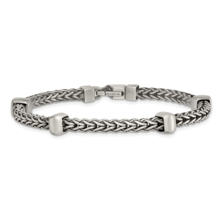 Sterling Silver 7.75mm Franco Bracelet, 8.5" - Bracelet - Design Jewellers Edmonton