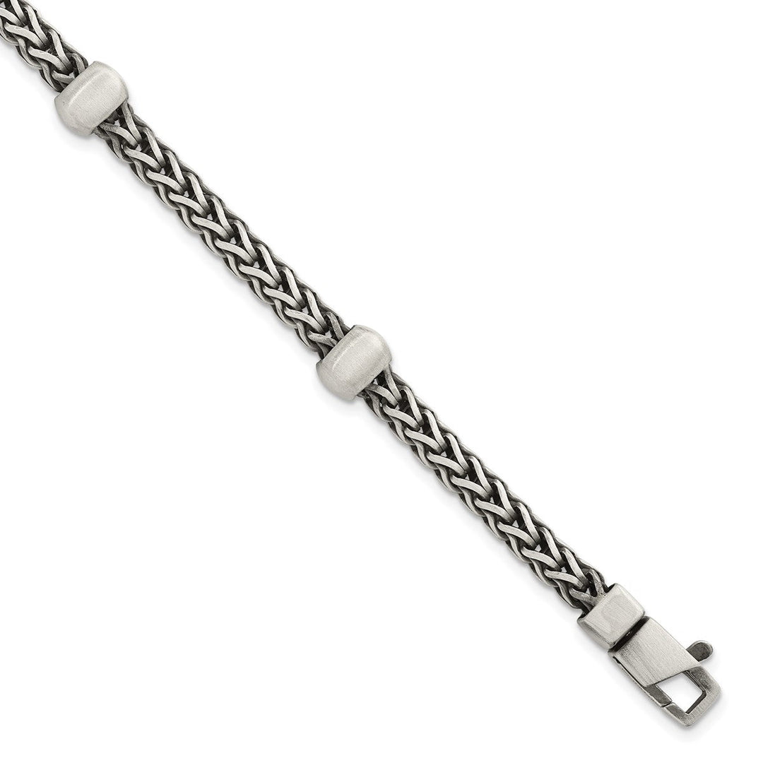 Sterling Silver 7.75mm Franco Bracelet, 8.5"
