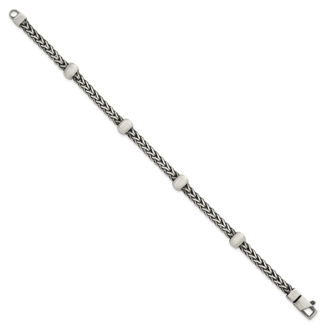 Sterling Silver 7.75mm Franco Bracelet, 8.5