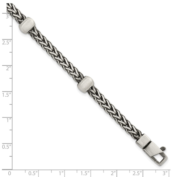 Sterling Silver 7.75mm Franco Bracelet, 8.5" - Bracelet - Design Jewellers Edmonton
