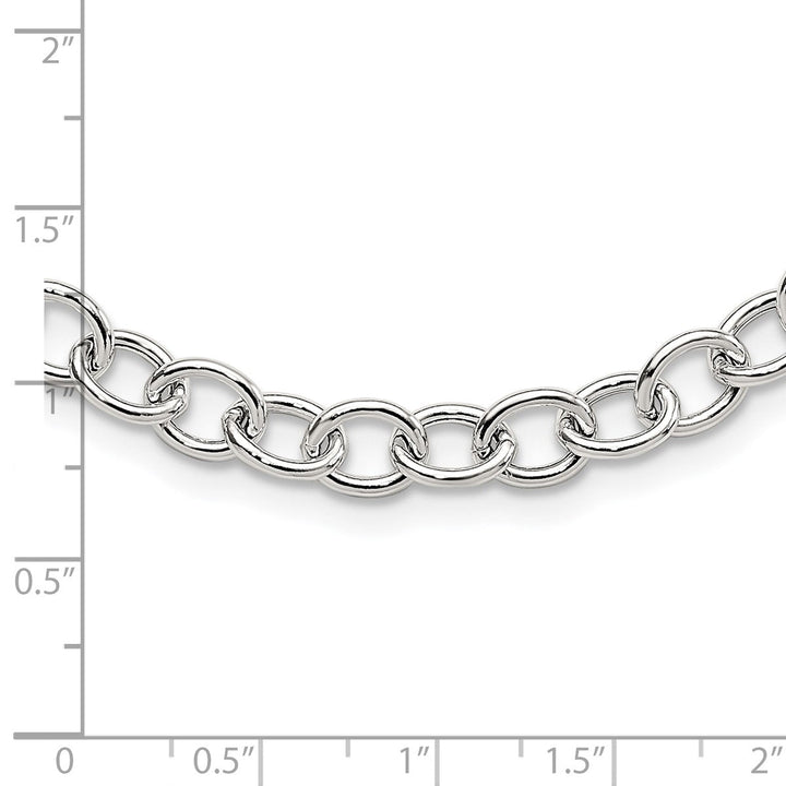 Sterling Silver 7mm Cable Necklace, 18" - Necklace - Design Jewellers Edmonton