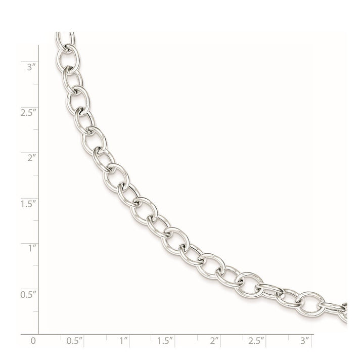 Sterling Silver 7mm Cable Necklace, 18" - Necklace - Design Jewellers Edmonton