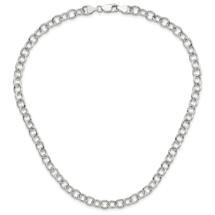Sterling Silver 7mm Cable Necklace, 18" - Necklace - Design Jewellers Edmonton