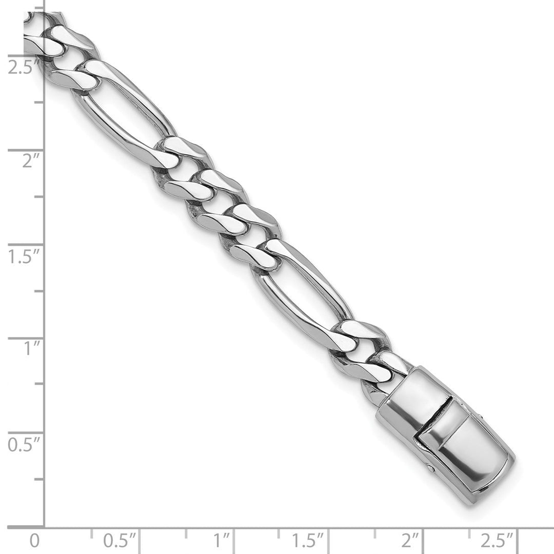 Sterling Silver 8.5mm Figaro Chain, 8
