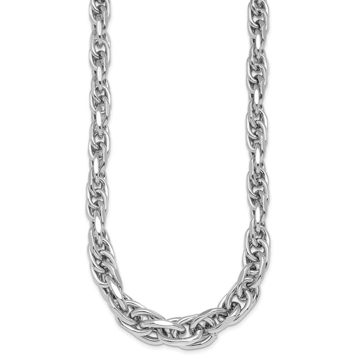 Sterling Silver 8.6 to 12.5 mm (tapered) Fancy Necklace, 18" - Necklace - Design Jewellers Edmonton