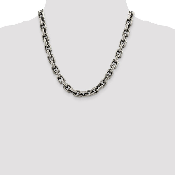 Sterling Silver 8.6mm Open Link Necklaces, 20" - Necklace - Design Jewellers Edmonton