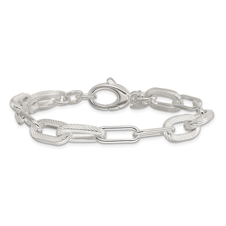 Sterling Silver 8.6mm Paperclip Bracelet, 7.5" - Bracelet - Design Jewellers Edmonton