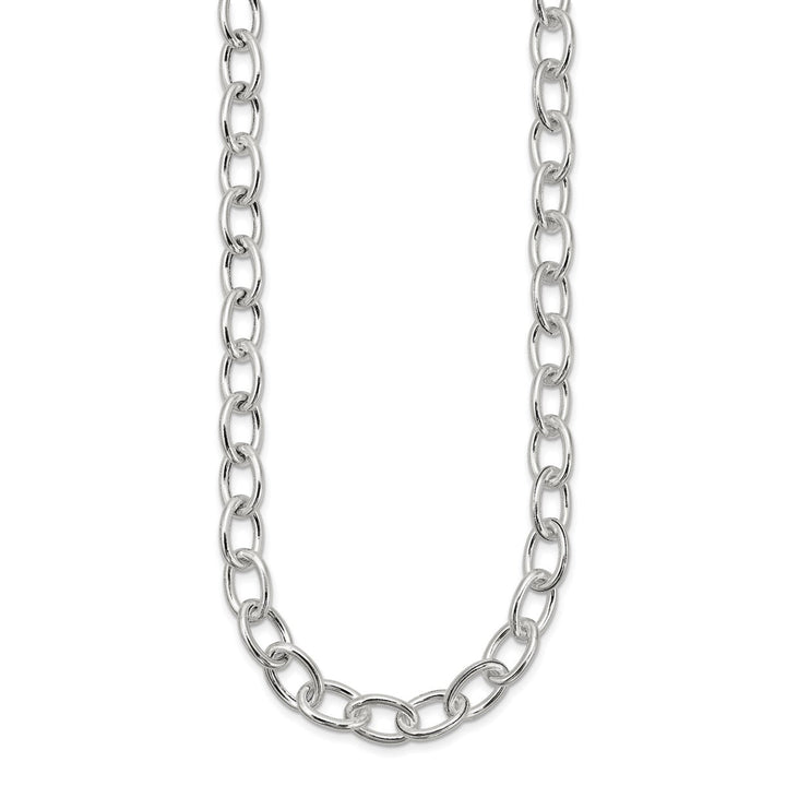 Sterling Silver 8mm Cable Necklace, 18" - Necklace - Design Jewellers Edmonton