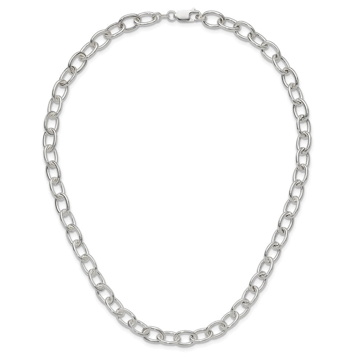 Sterling Silver 8mm Cable Necklace, 18" - Necklace - Design Jewellers Edmonton