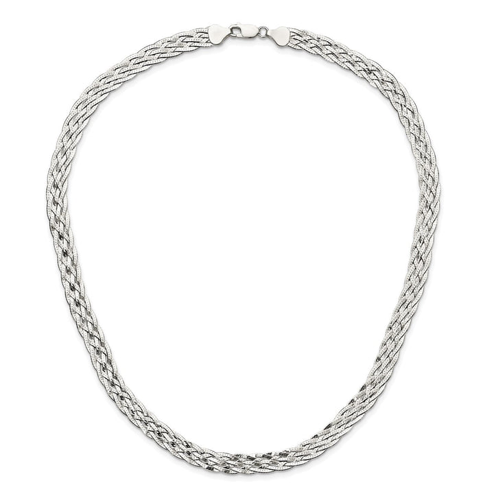 Sterling Silver 8mm Fancy Necklace, 18" - Necklace - Design Jewellers Edmonton