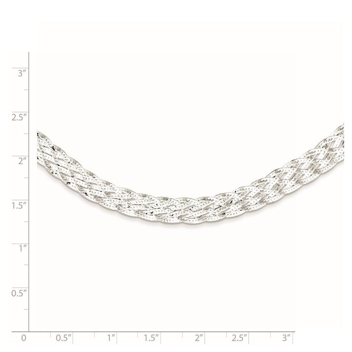 Sterling Silver 8mm Fancy Necklace, 18" - Necklace - Design Jewellers Edmonton