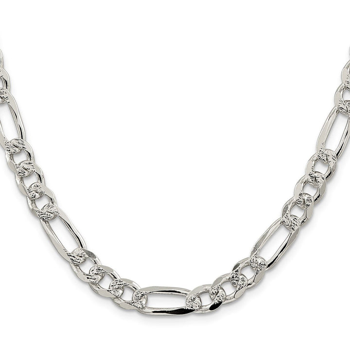 Sterling Silver 8mm Figaro Chain, 28" - Chain - Design Jewellers Edmonton
