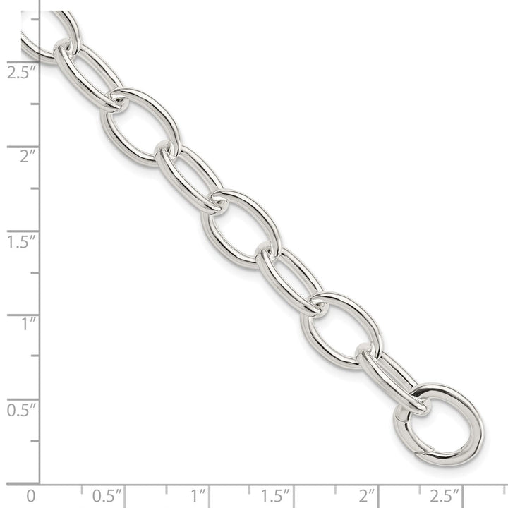 Sterling Silver 9.15mm Link, Other Bracelet, 7" - Bracelet - Design Jewellers Edmonton