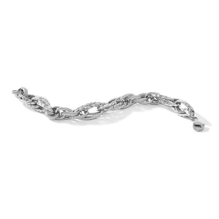 Sterling Silver 9.25 to 11 mm (range) Link, Other Bracelet, 7.75" - Bracelet - Design Jewellers Edmonton