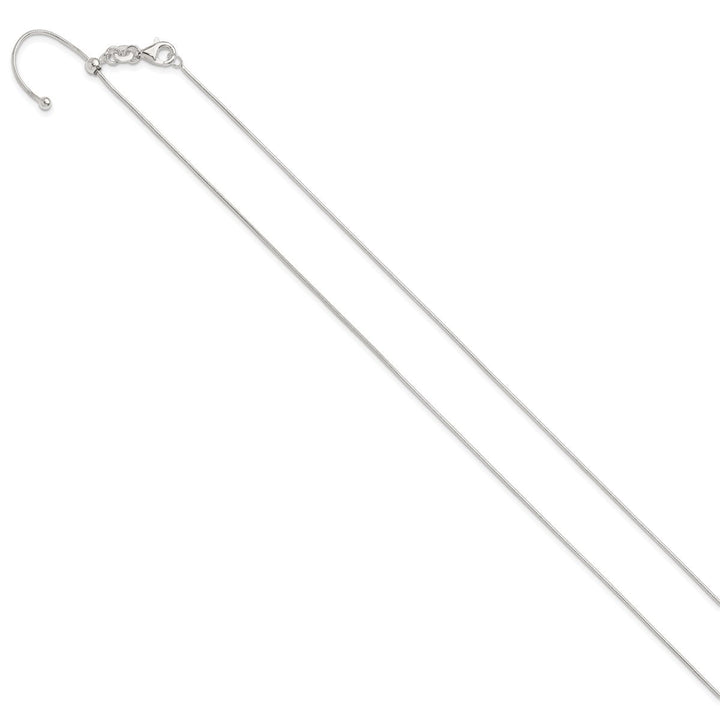 Sterling Silver 95mm Snake Necklace, 24" - Necklace - Design Jewellers Edmonton
