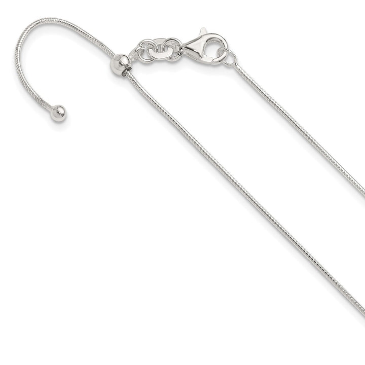 Sterling Silver 95mm Snake Necklace, 24" - Necklace - Design Jewellers Edmonton