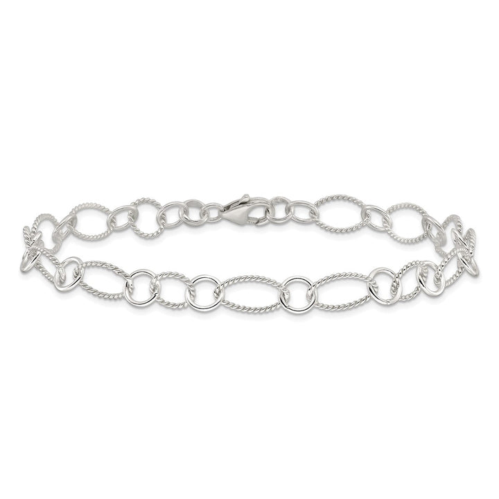 Sterling Silver 9mm Cable Anklet, 10" - Anklet - Design Jewellers Edmonton