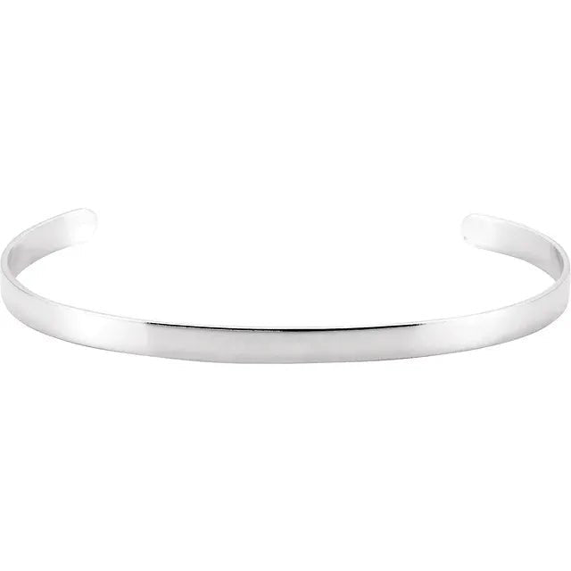 Sterling Silver Engravable Bar Link Bracelet - Silver Bracelet - Design Jewellers Edmonton