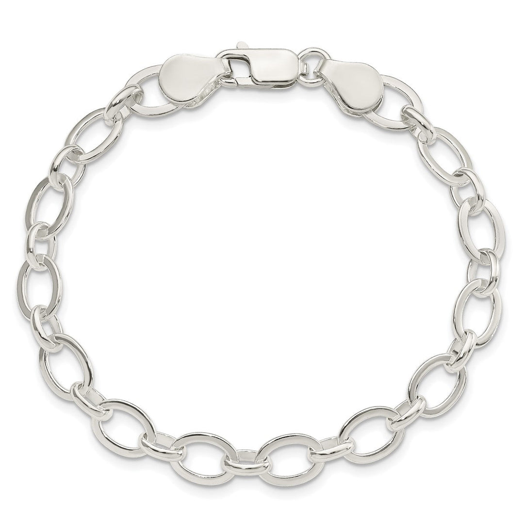 Sterling Silver Link, Other Bracelet, 7