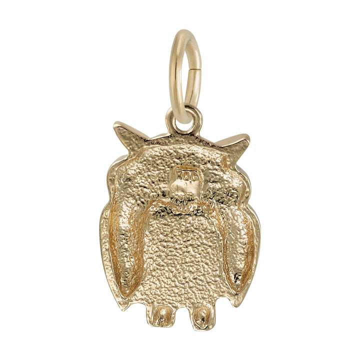 Sterling Silver Wise Owl Charm Pendant - Initial Necklace or Pendant - Design Jewellers Edmonton