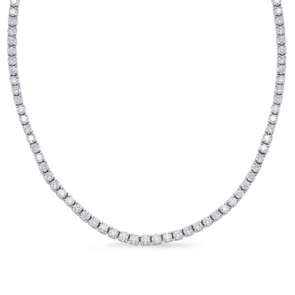 STUNNING GOLD DIAMOND NECKLACE - Design Jewellers Edmonton