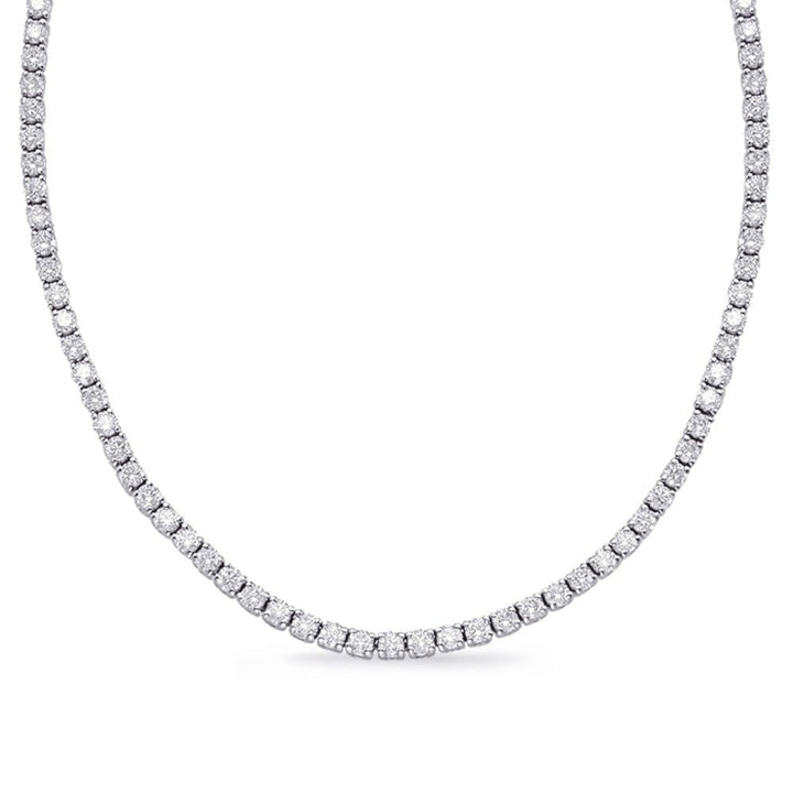 STUNNING GOLD DIAMOND NECKLACE - Design Jewellers Edmonton