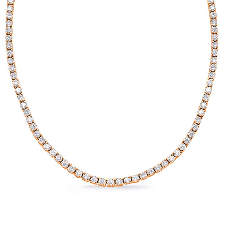 STUNNING GOLD DIAMOND NECKLACE - Design Jewellers Edmonton