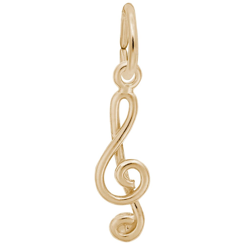 Treble Clef Accent Charm - Charms - Design Jewellers Edmonton